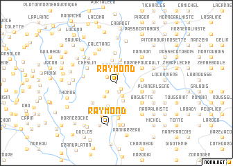 map of Raymond