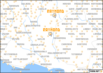 map of Raymond