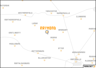map of Raymond