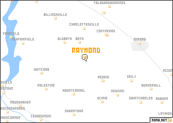 map of Raymond