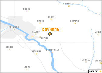 map of Raymond