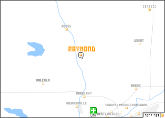 map of Raymond