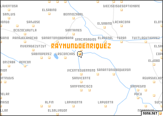 map of Raymundo Enríquez