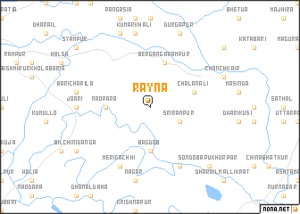 map of Rayna