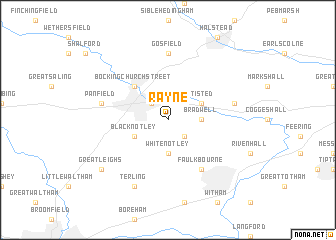 map of Rayne