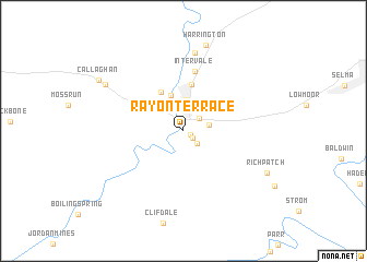 map of Rayon Terrace