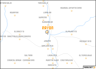 map of Rayón