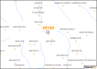 map of Rayón