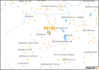 map of Rayón