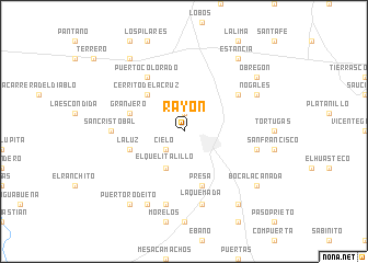 map of Rayón