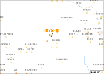 map of Rayshān