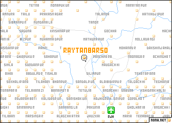 map of Rāytān Barso