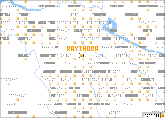 map of Rāythora