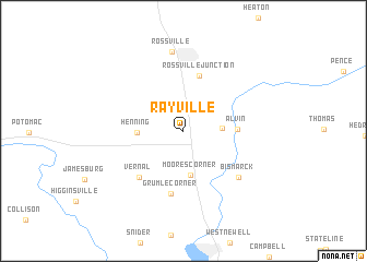 map of Rayville