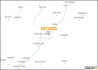 map of Raywood