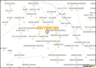 map of Rayyānīyah