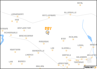 map of Ray