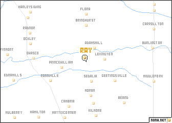 map of Ray