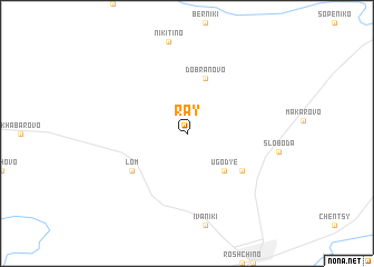 map of Ray