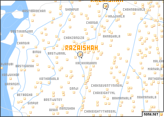 map of Razāi Shāh