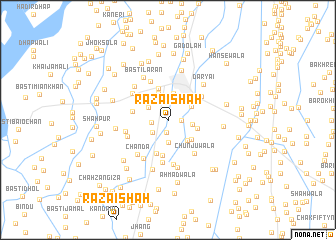 map of Razāi Shāh