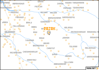 map of Razak