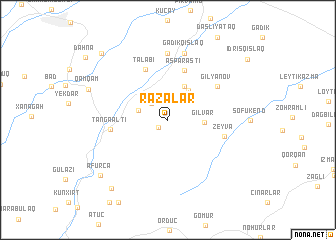 map of Rǝzǝlǝr