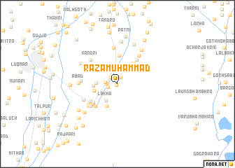 map of Raza Muhammad