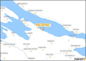 map of Ražanac