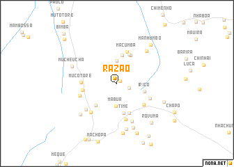 map of Razão