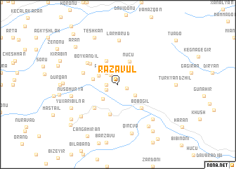 map of Rǝzǝvül