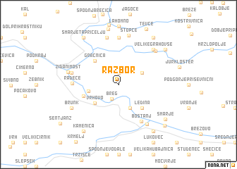 map of Razbor