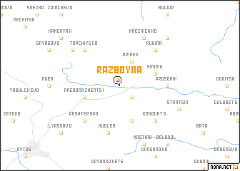 map of Razboyna