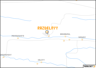 map of Razdel\