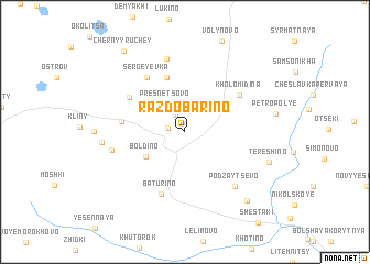 map of Razdobarino