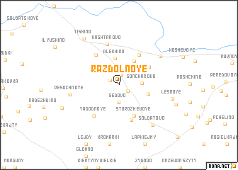 map of Razdolʼnoye