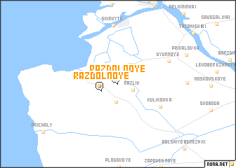 map of Razdol\