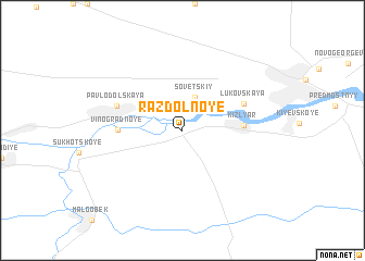 map of Razdol\