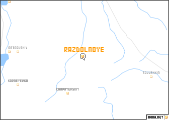 map of Razdol\