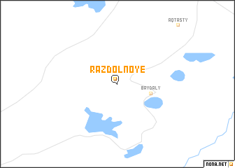 map of Razdolʼnoye