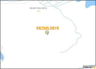 map of Razdolʼnoye