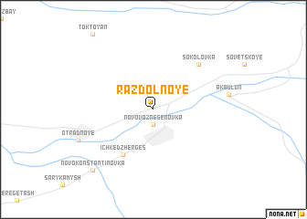 map of Razdolʼnoye