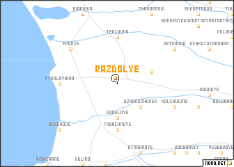 map of Razdolʼye