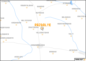 map of Razdolʼye