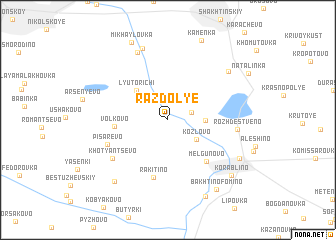 map of Razdol\