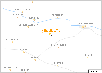 map of Razdol\