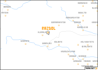 map of Razdol