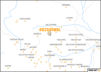 map of Razdonbal