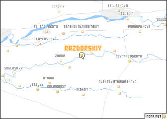 map of Razdorskiy