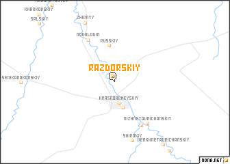 map of Razdorskiy